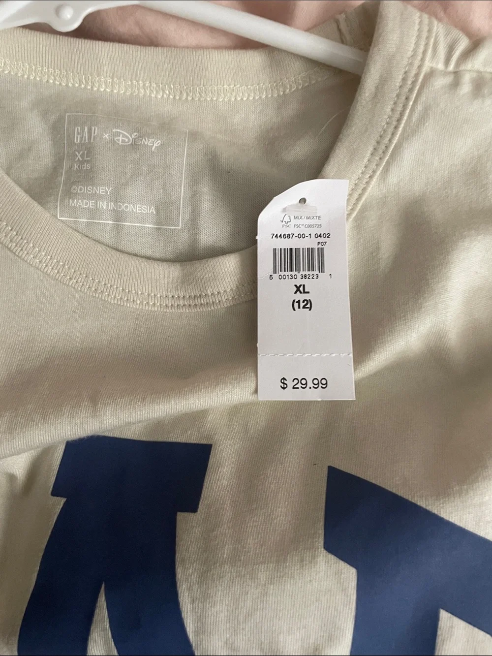 GAP Dark Green Crewneck Hoodie with Mickey Graphic